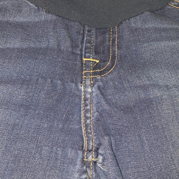 7 For All Mankind Women Maternitt Blue Jeans - Picture 13 of 13